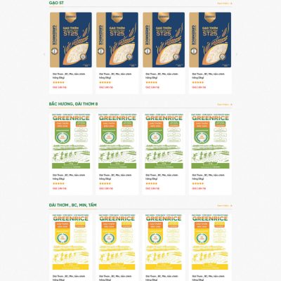 Theme wordpress công ty gạo giá rẻ